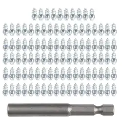 Tire Spikes For Truck Tires Snowmobile Stud Wheel Studs 100X Tire Studs Snow Spikes Tungsten Steel Anti-Ice Studs With