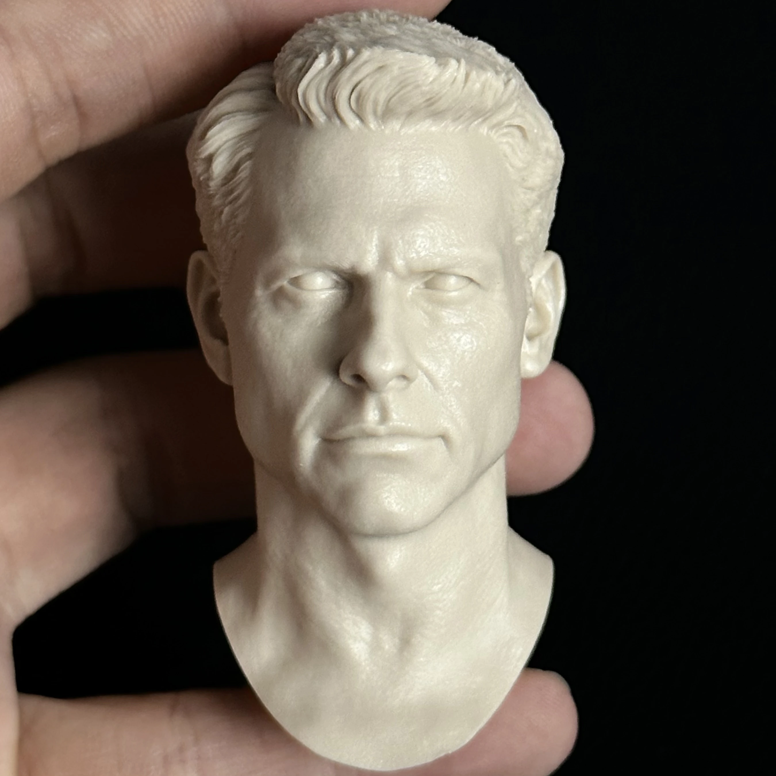 1/6 Scale   Head Sculpt Carving     Tom Cruise Unpainted Original  Model for 12" Action Figure Body Dolls  Soldier Hobbies Toys