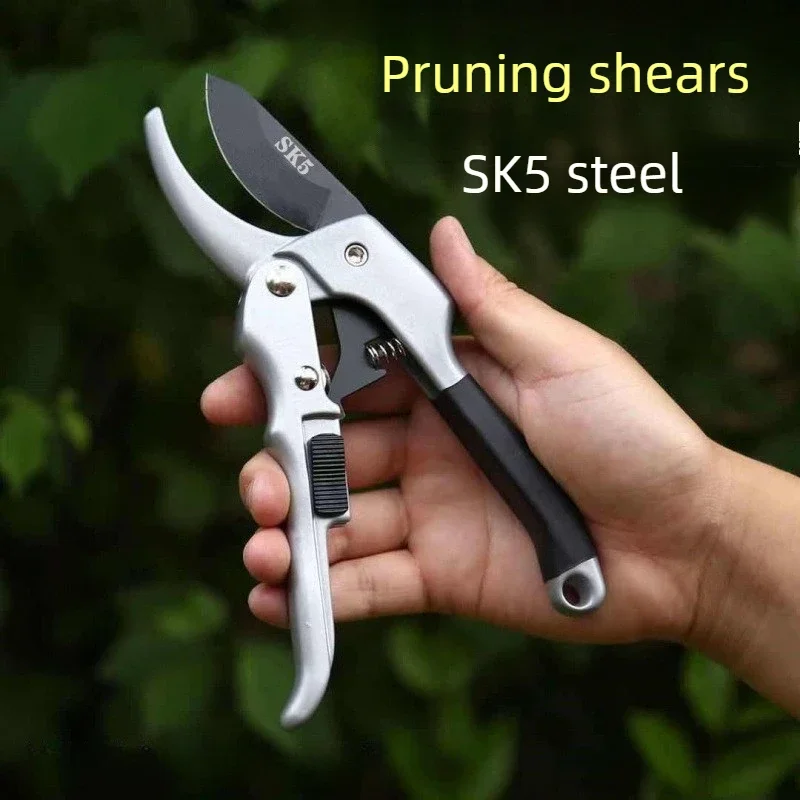 Alloy Steel Pruning Shears Labor Saving Pulley Coarse Branches Shear Wear Resistant Rust Proof Hedge Scissor Home Gardening Tool