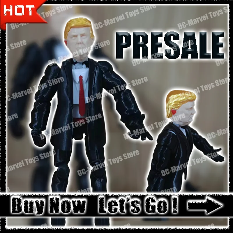 Presale 3d Printed Trump Ear Piercing Soldiers Blood Shapeshift Multi-Jointed Action Figures  Accessories Customized Gifts Toys