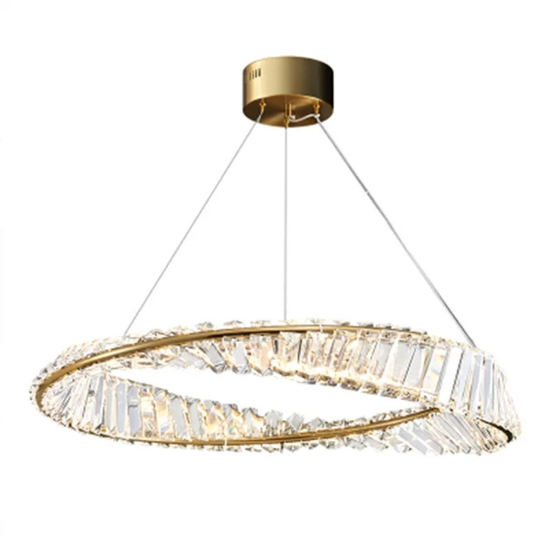 

Light luxury, crystal American simple atmosphere home living room light