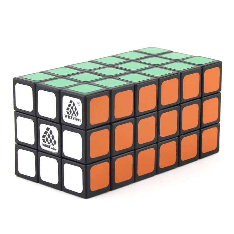 WitEden 3x3x6 Cuboid Magic Cube Symmetric 336 1C Cubo Transparent Professional Speed Neo Cube Puzzle Antistress Toys