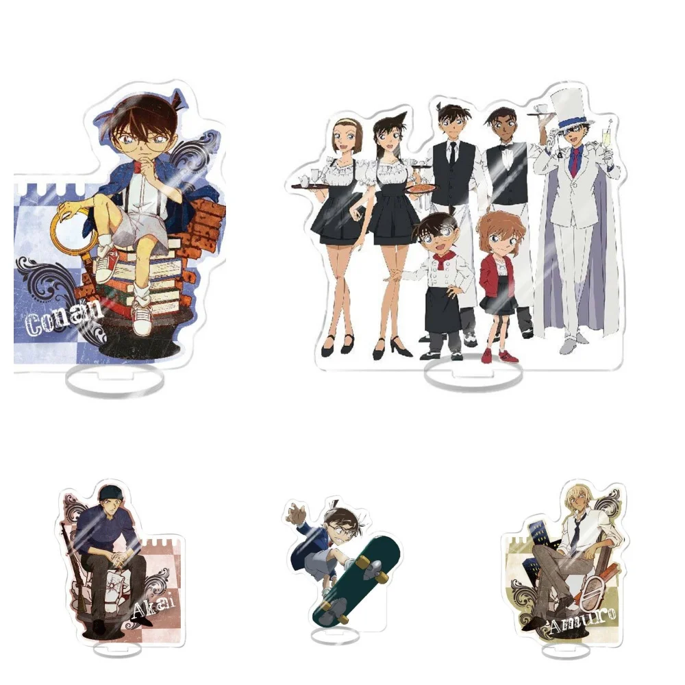 35pcs Animation game Japanese Cartoon Detective  peripheral character acrylic keychain mannequin factory store 15cm