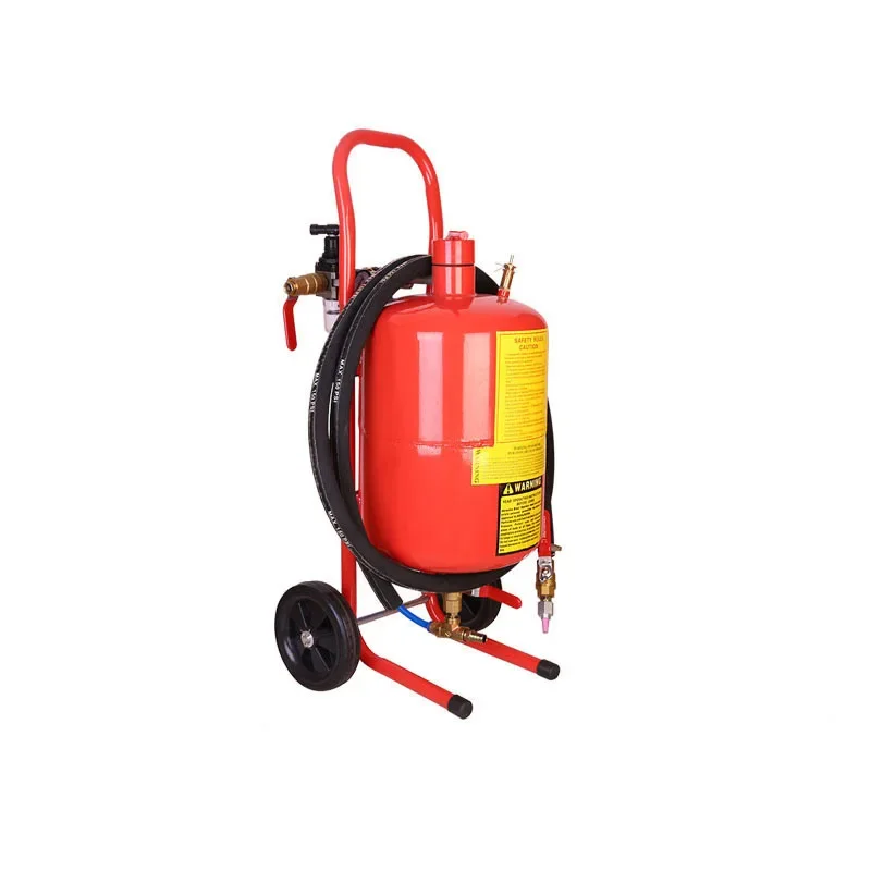 20L Photosynthetic Sandblasting Machine Mobile Manual 5GAL sandblasting machine Small rust refurbishment sander