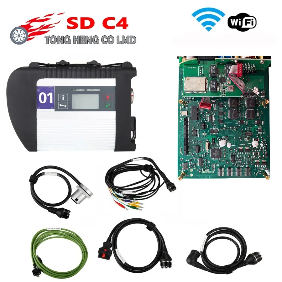 

High Quality MB Star C4 Multiplexer V2023.09 with WIFI Sd Connect for Car Truck Support 12V&24V Voltage Auto Diagnostic Tool