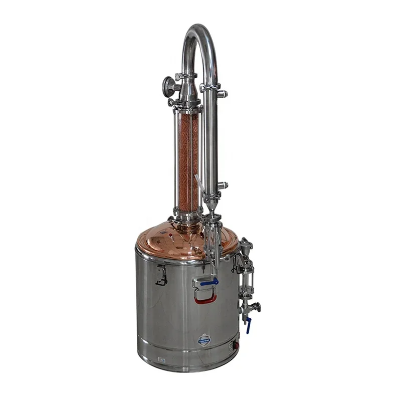 

Best Portable 25l 50l Essential Oil Maker Distiller Distillation Kit Copper Extraction of Essential Oils By Steam Distillation