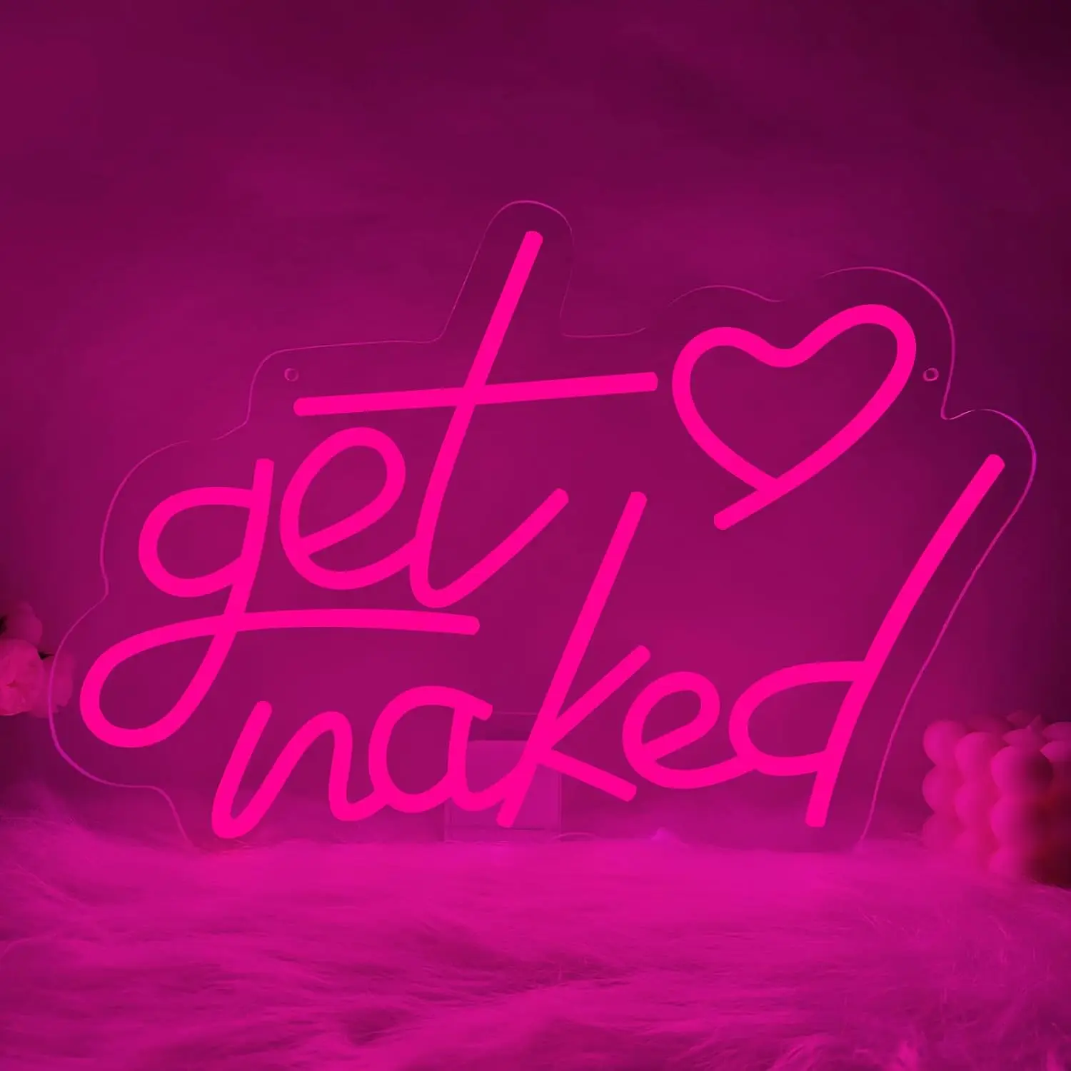 Sweet Love Heart LED Neon Sign USB Neon Light Decor for Bedroom Dorm Home Romantic Couple Room Wedding Atmosphere Night Lamp