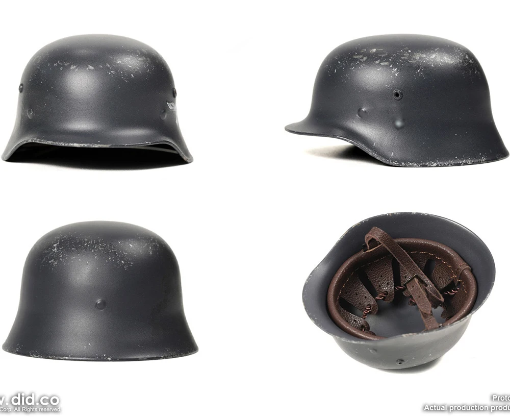 

1/6 DID D80172 Man Who WWII Series Soldier Metal Material Helmet with Inner Net Boat Cap Medals For 12" Action Scene Component