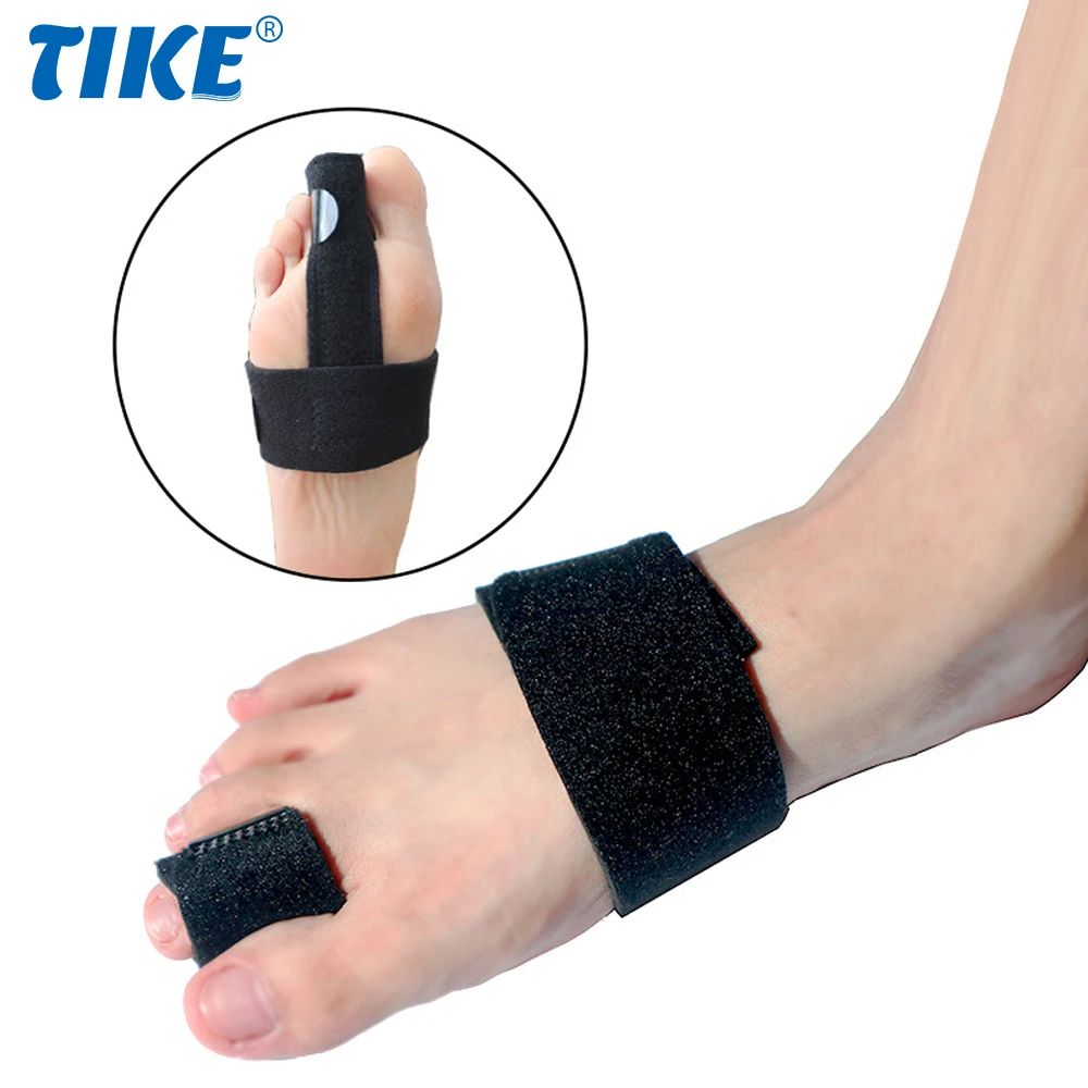 TIKE 1 PC Toe Splints for Straightening, Toe Brace for Broken Toe Straighteners for Hammer Toes Crooked Toes Bent Toes Men Women