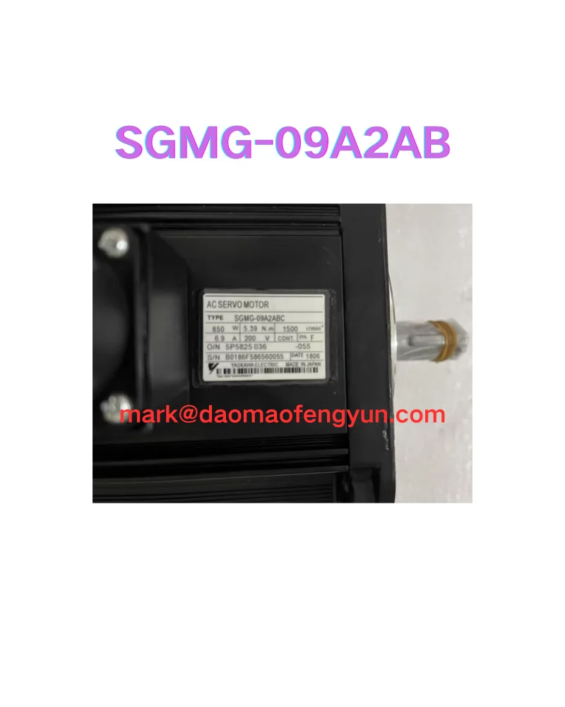 

SGMG-09A2AB Brand new servo motor