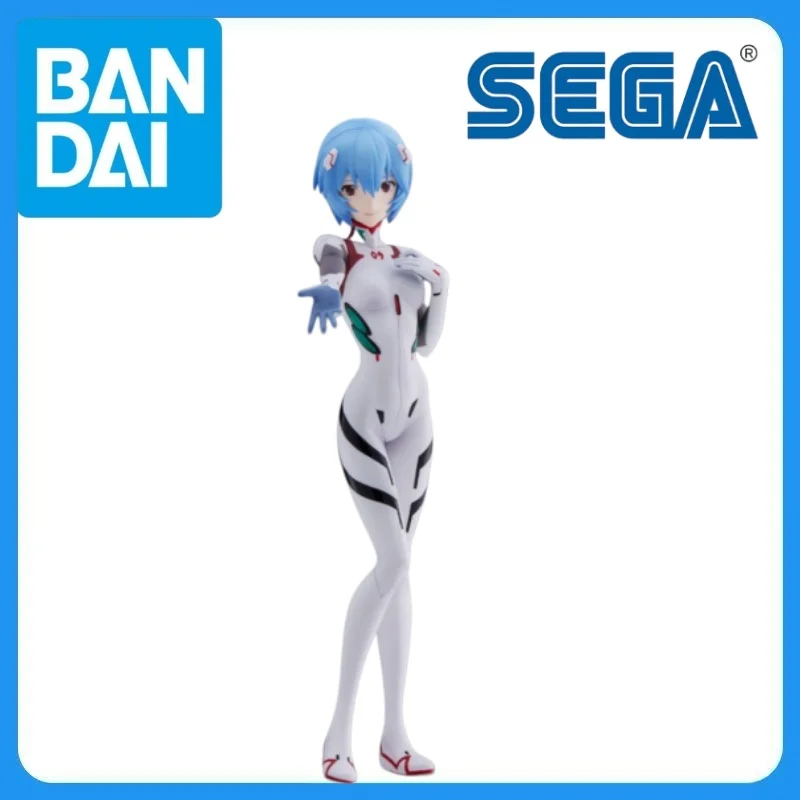 In Stock Genuine SEGA Shin Evangelion Gekijouban:||  Ayanami Rei (Tentative Name)  SPM Figure Hand Over Momentary White
