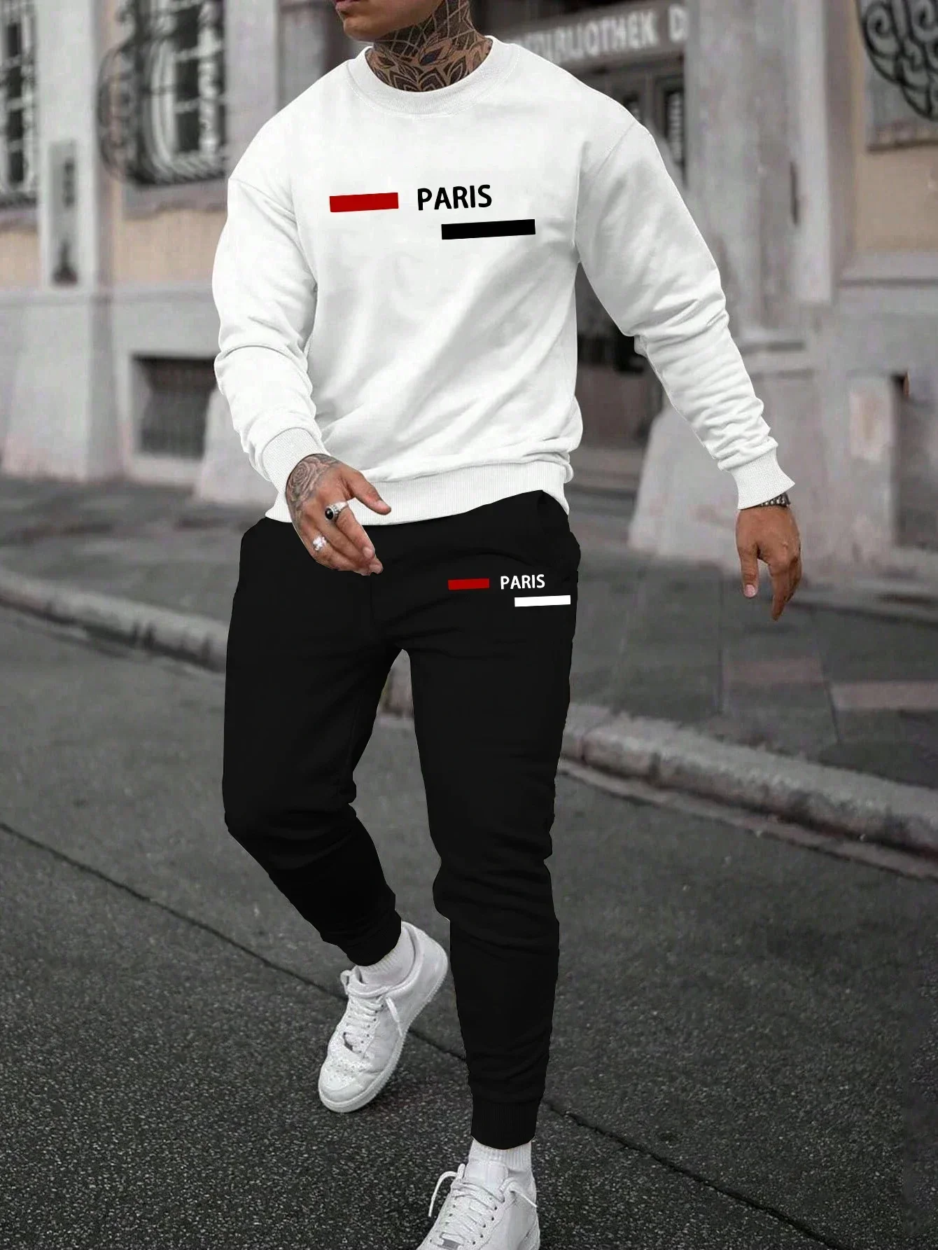 

Sports Men's Tracksuit Daily Casual Autumn Winter Fashion Single Sweatshirts Sweatpants Men Comfort Simplicity Outdoor Quality