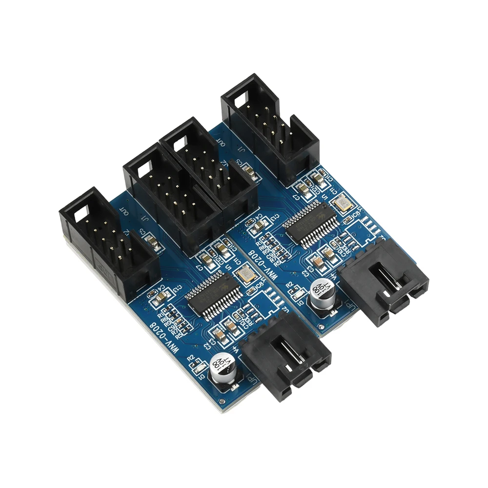 9Pin USB Header Splitter 1 Zu 2/4 Weibliche Verlängerung Kabel Adapter Platine 2,0 HUB Für Desktop Motherboard