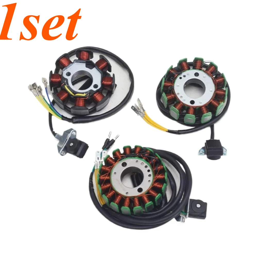 1set for Off road motorcycle Zongshen CB250 engine stator coil magnetic motor for Longxin 150 Sai-8 Huayang accessories