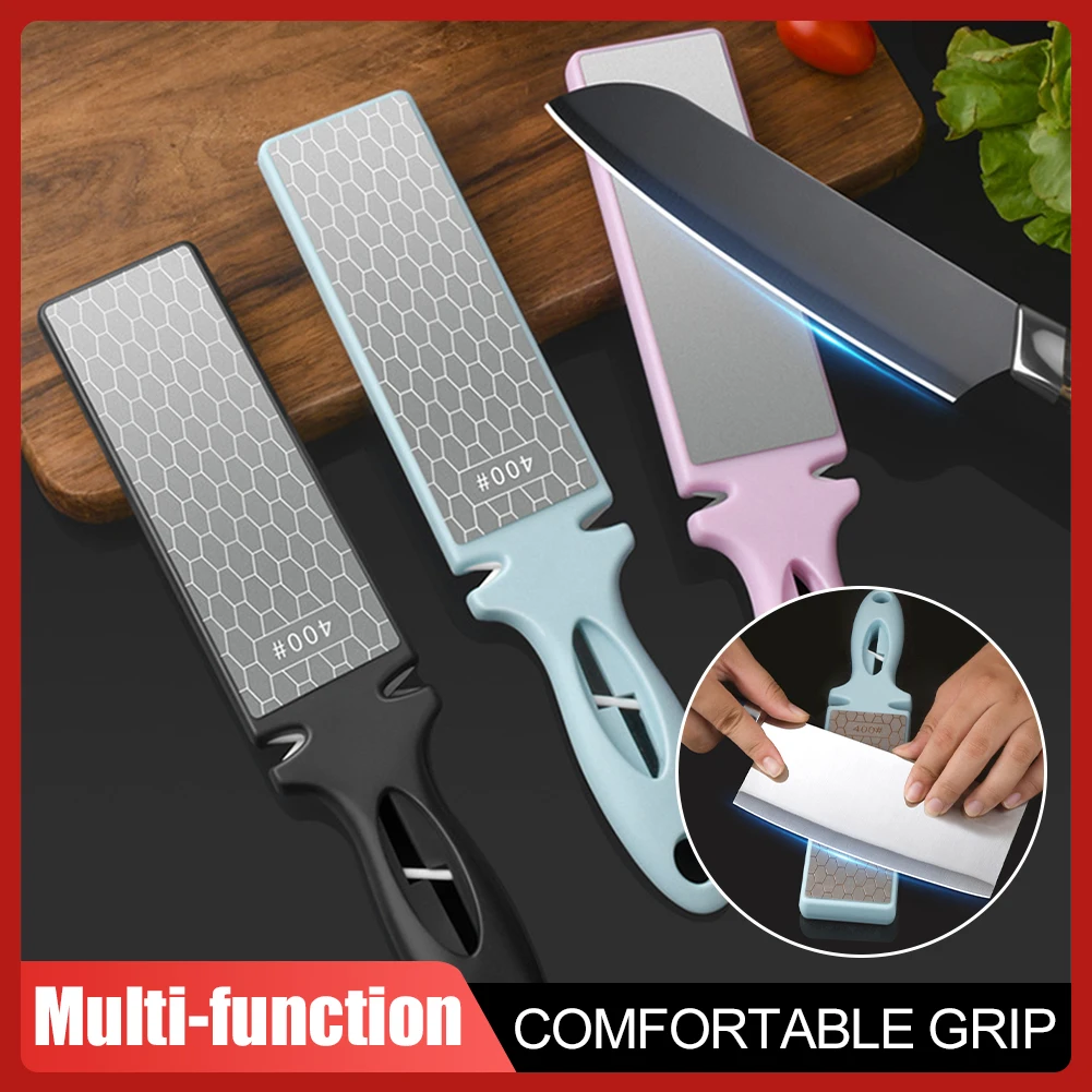 1pcs 400 1000 double side grit diamond knife sharpener sharpeing stone kitchen tools honing blade coarse sharpen Accessories