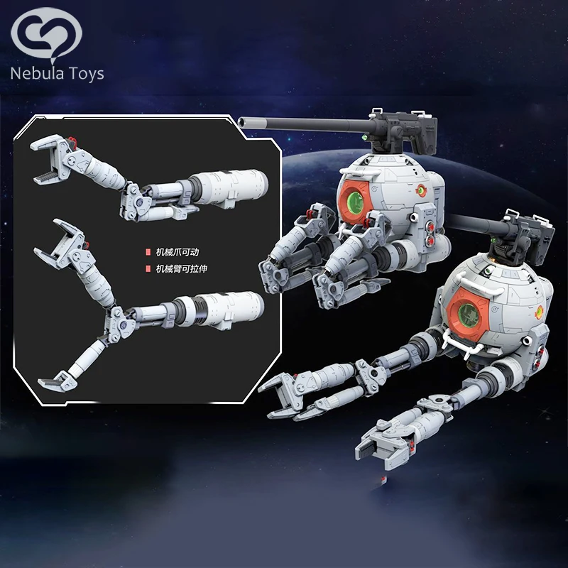 

US Model 1/60 PG RB-79 BALL Assembly Model Kits Plastic Skeleton With LED Anime Action Figure Robot Model Collection Toys Gifts