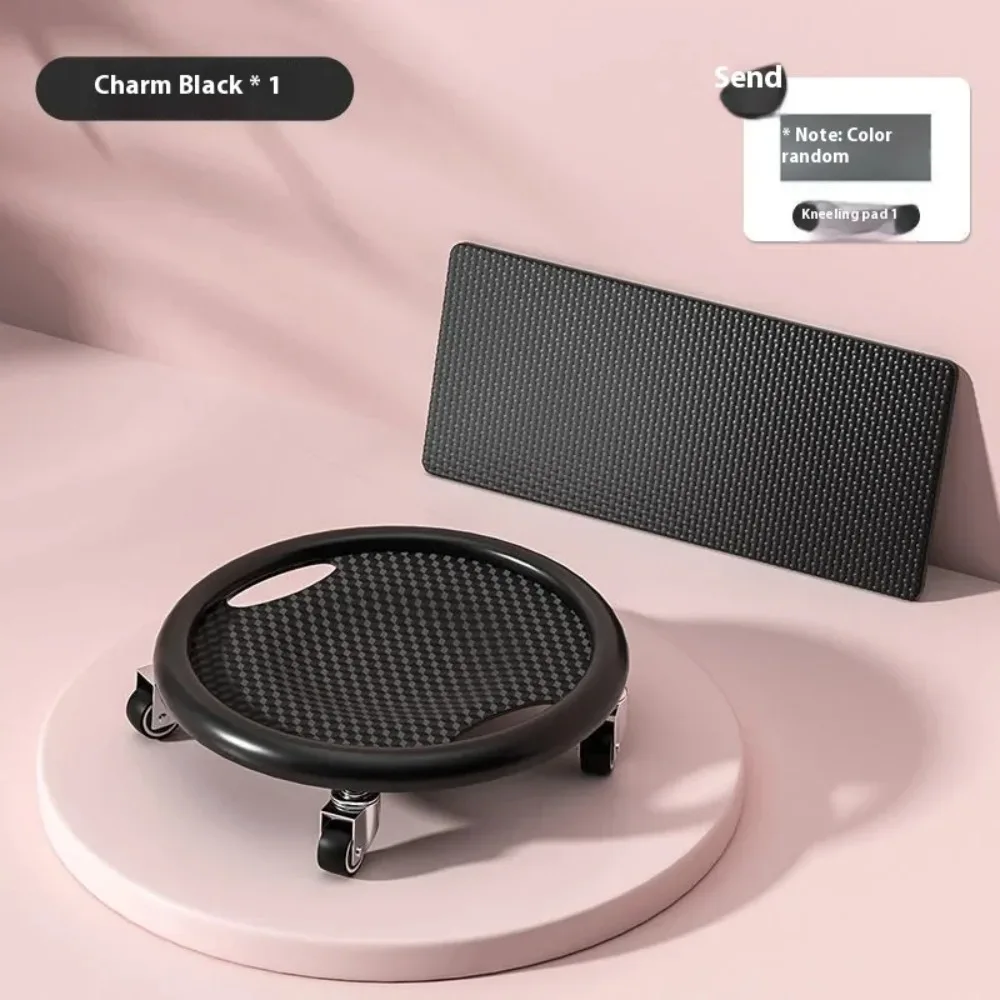 

Бесшумный тренажер для пресса, многофункциональный фитнес-диск с 4 колесами, тренажер для мышц пресса