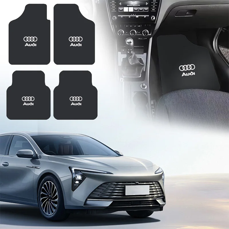 

Car Floor Mats Auto Foot Pad Auto Interior Waterproof For All Seasons For Audi SLine A7 A3 A4 A6 A5 Q5 A1 Q7 Q3 Q4 TT SQ5 RSQ3