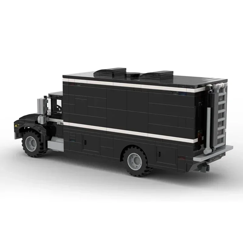 Modello di auto della polizia cittadina Moc Mattoni da costruzione Tecnologia per lo smaltimento delle bombe Camion Blocchi modulari Regali Giocattoli di Natale Set fai da te Assemblaggio