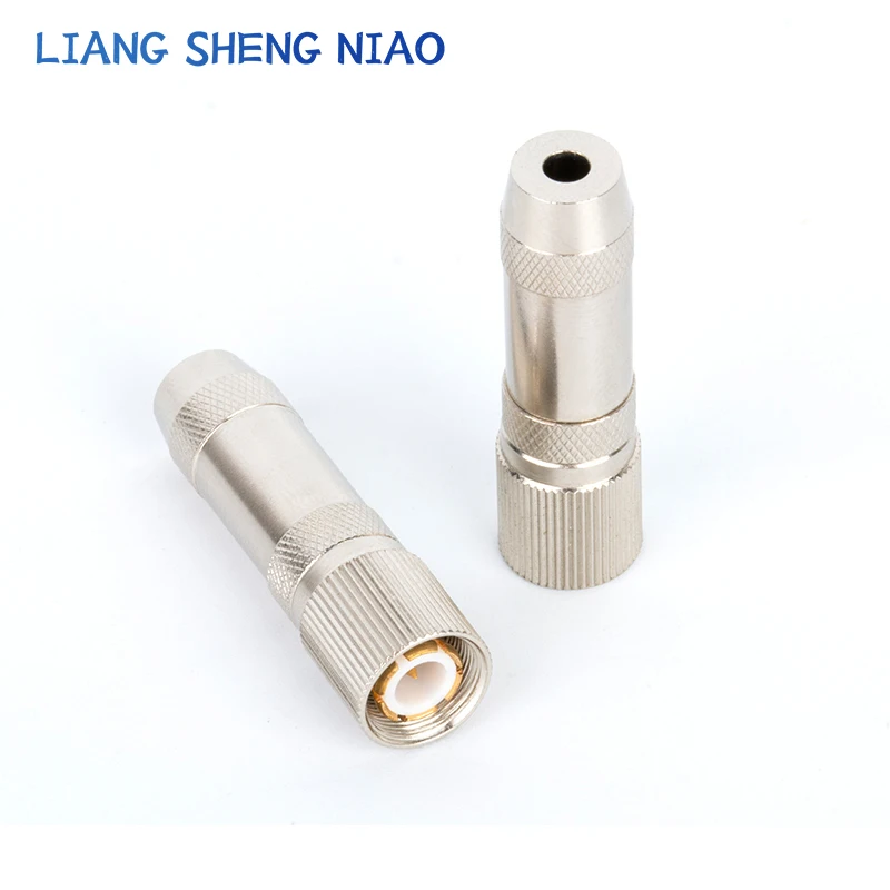 75 Ohm 1.6/5.6(L9) Mannelijke Rechte Krimp Bevestiging Rf Coaxiaal 75-2-2 L9 Stekker Connector Voor Kabel Rg174, Rg188a, Rg316, Lmr100