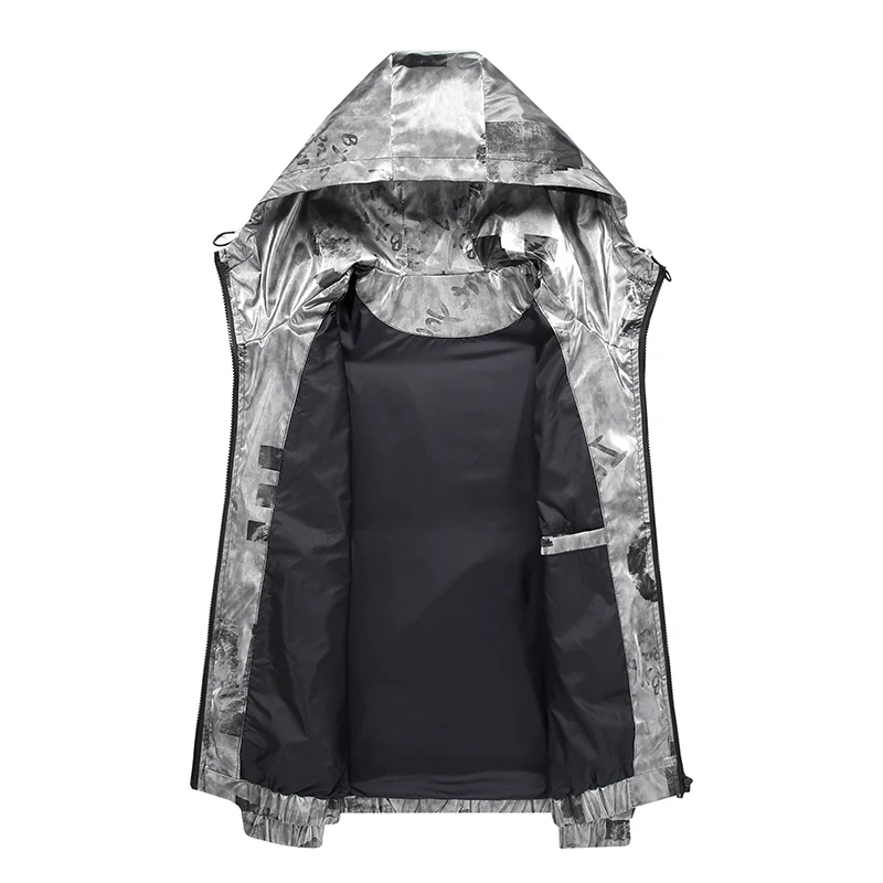 سترة رجالية ناعمة مقاومة للماء سترات صيد دافئة للمشي لمسافات طويلة وصيد الأسماك معطف بقلنسوة كاجوال