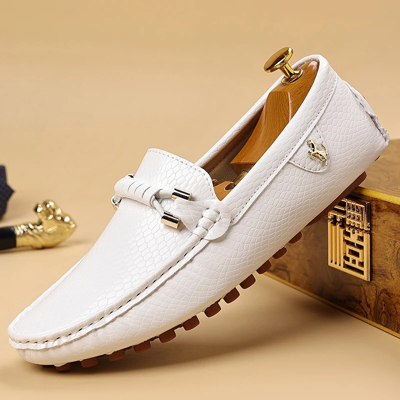 Mens Shoes Loafers Mens Dress Shoes Comfortable Casual Business Male Shoes Man Pu Leather Driving Shoe Plus Size 39-48 Moccasins