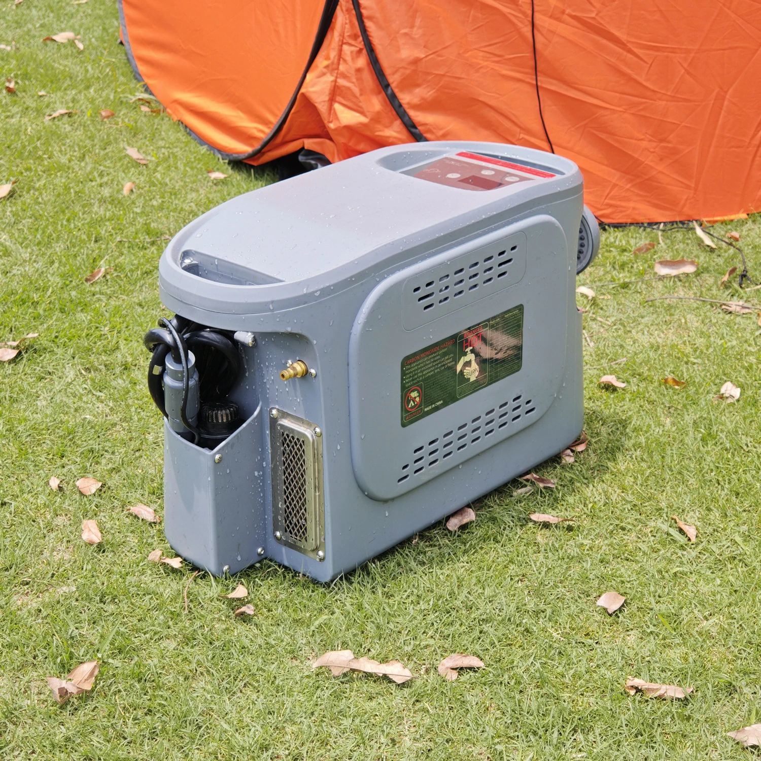 ATVHigh-Tech Portable Outdoor Tankless Copper Gas Water Heater Fast Heating Propane RV & Household Showering & Cleaning System