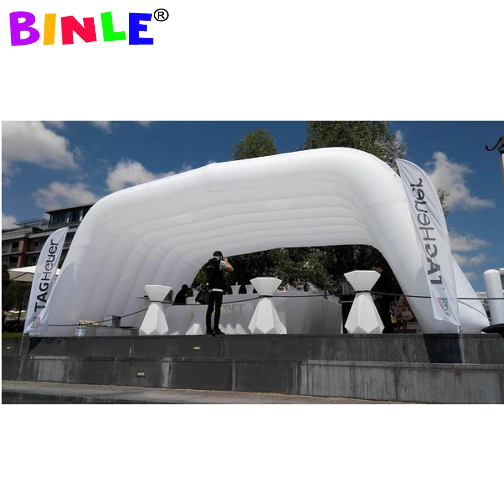 White outdoor inflatable marquee inflatable stage cover for concert or events