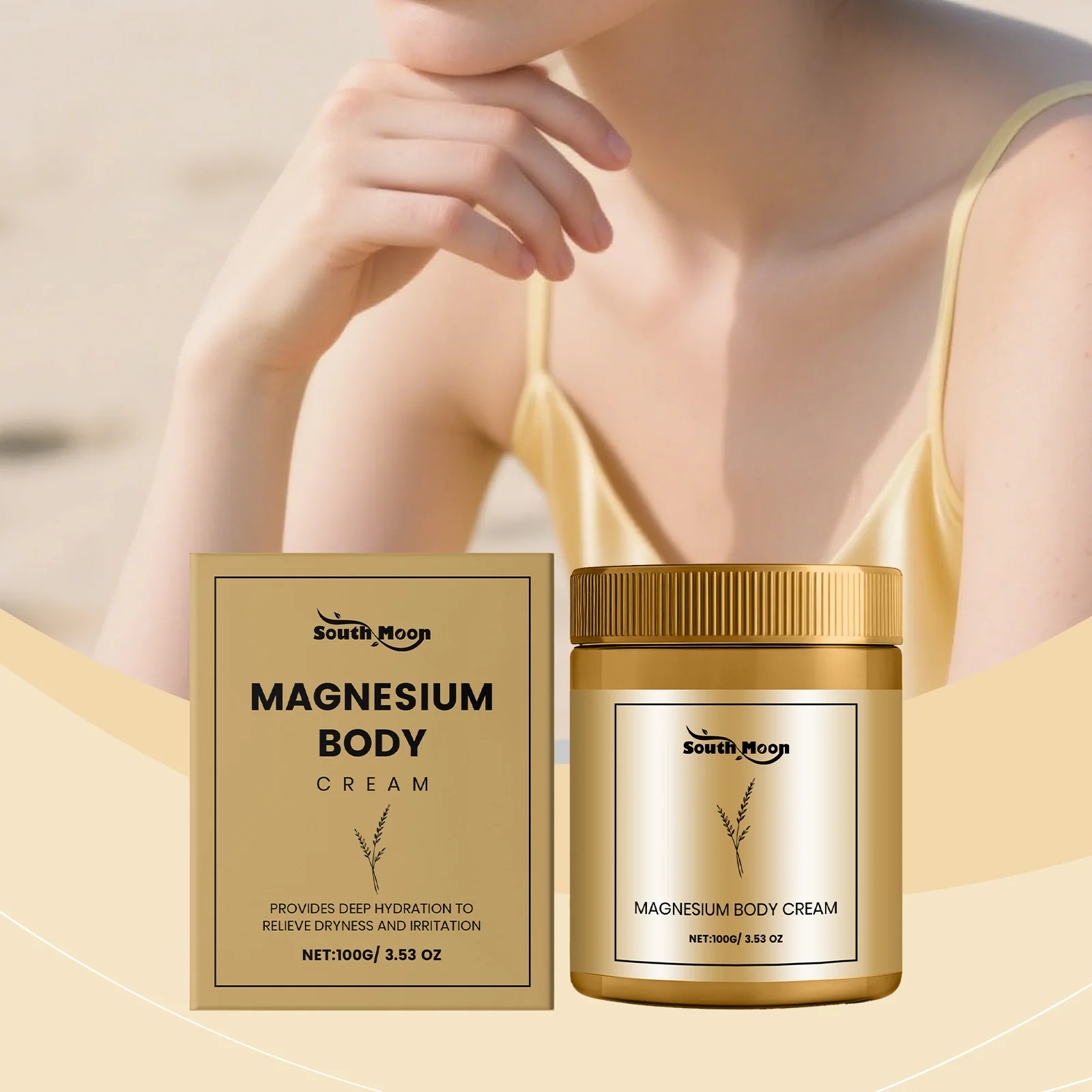 Loción corporal para aliviar el dolor muscular, crema nutritiva refrescante, alivia la estanqueidad, molestias, crema corporal tópica diaria no graso