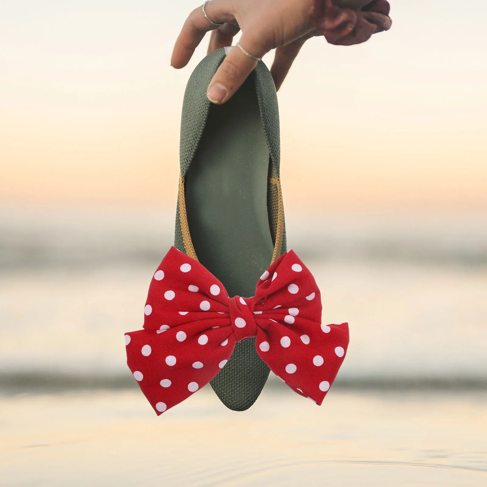 

Retro Shoe Clips Decorative Bow Buckle Women Pumps Heels Applique Shoe Accessories Wedding Gifts