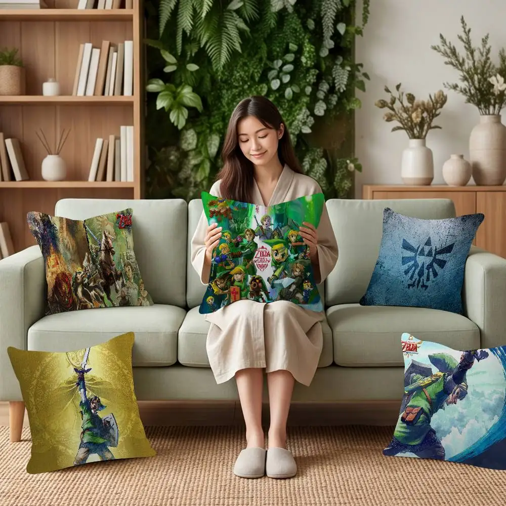 The L-Legend of Z-Zelda Pillow Cover For Bedroom Room And Living Room Sofa Decorative Cushion Cover