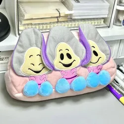 Cute Alice Oyster Baby Storage Bag Cartoon Simple Plush Children's Large Capacity Pencil Bag Stationery Storage Bag Friend Gift