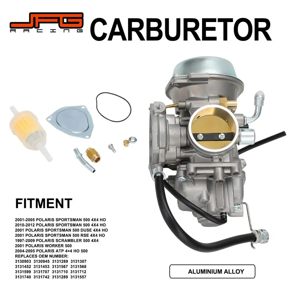 Motorcycle Aluminum Alloy Carburetor Carburador Durable Carb For Polaris Sportsman Scrambler Worker ATP 500 4x4 HO 1997-2012