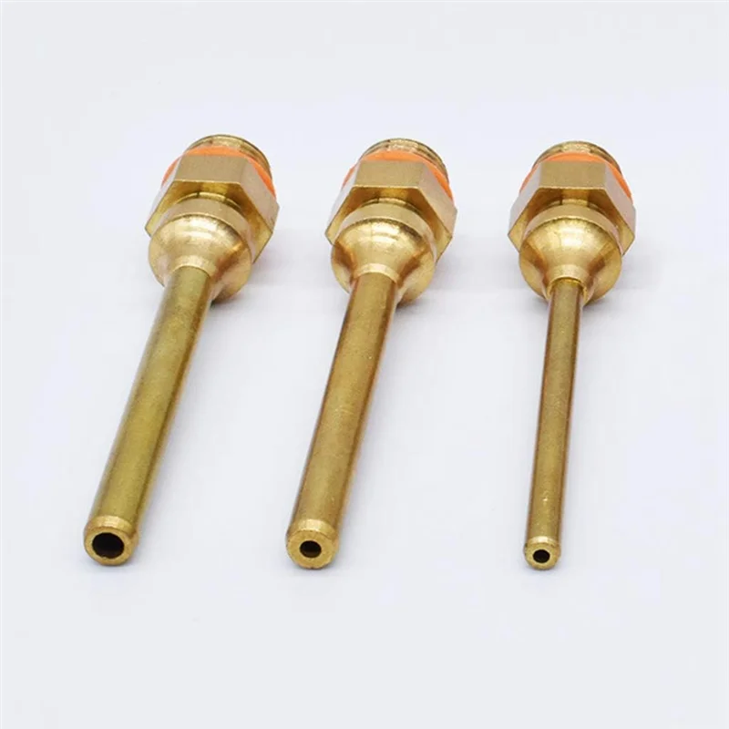 Buse thermofusible, buse de diamètre à petit alésage, buse Anti-fuite, accessoires de buse en cuivre, outils de buses, meilleure vente