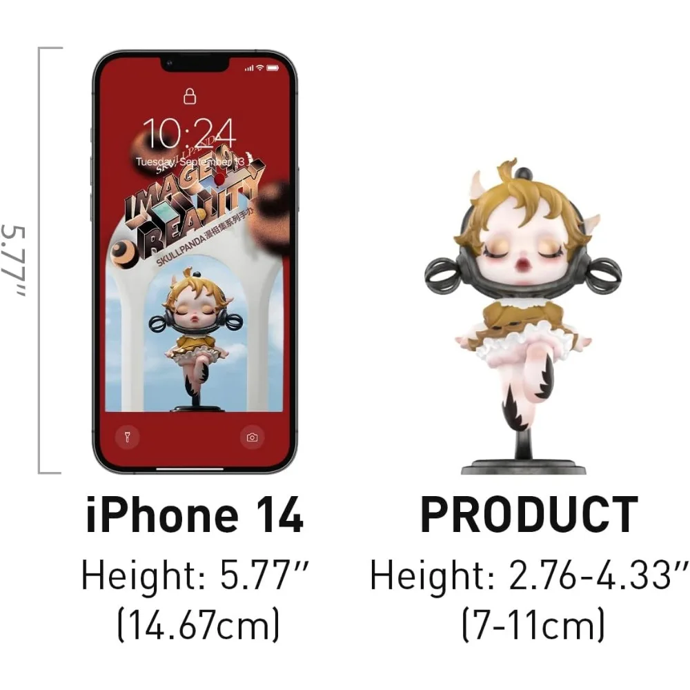 Image Of Reality Series Figures, SKULLPANDA Blind Box Figures, Random Design Action Figures Collectible Toys Home Decorations
