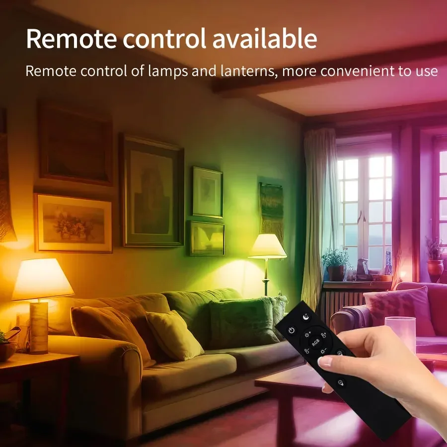 Tuya Bluetooth Smart Led Light Bulb E27 Dimmable Smart Bulb 9W RGB SmartLife APP Control Smart Lamp with Remote Led Lighting