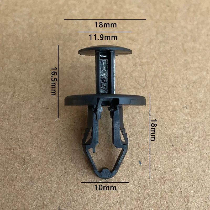 20 pieces, suitable for Tesla Model 3/Y - front bumper chassis guard fixing clip, nylon expansion clip