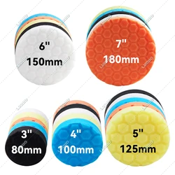 3/4/5/6/7Inch Car Waxing Sponge Polishing Pad Disc Kit Buffing Sponge For Auto Headlight Polisher Car Detailing Washing Repair