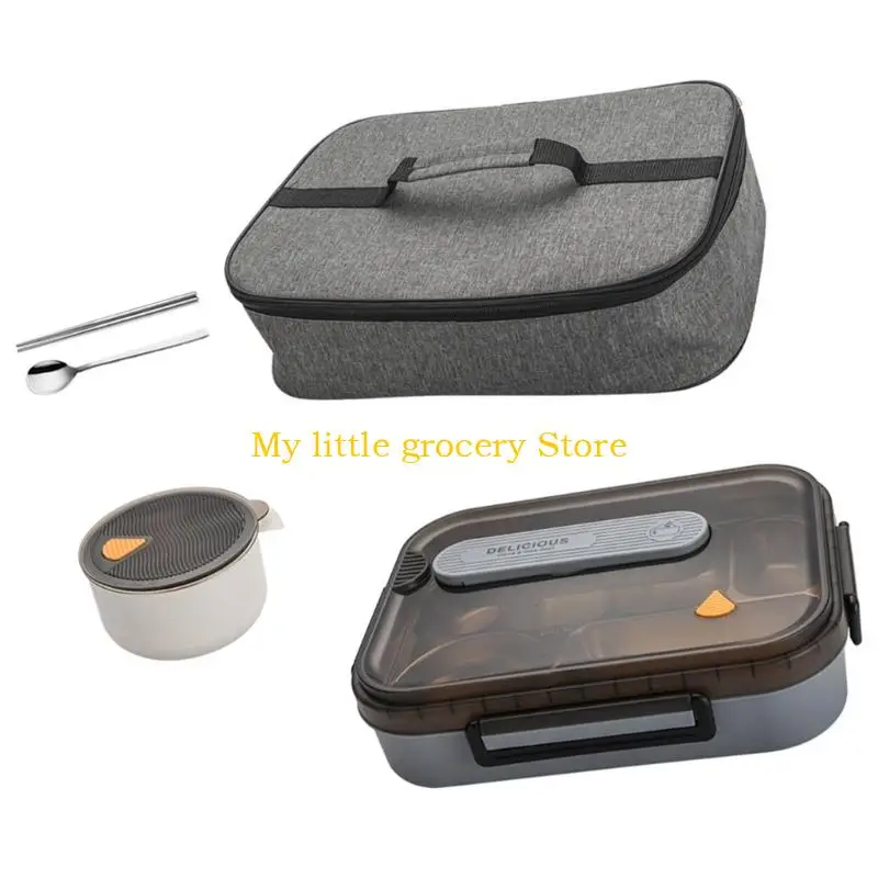 D5BD 6 Compartments Stainless Steel Storage Container Great For Meal Prepping