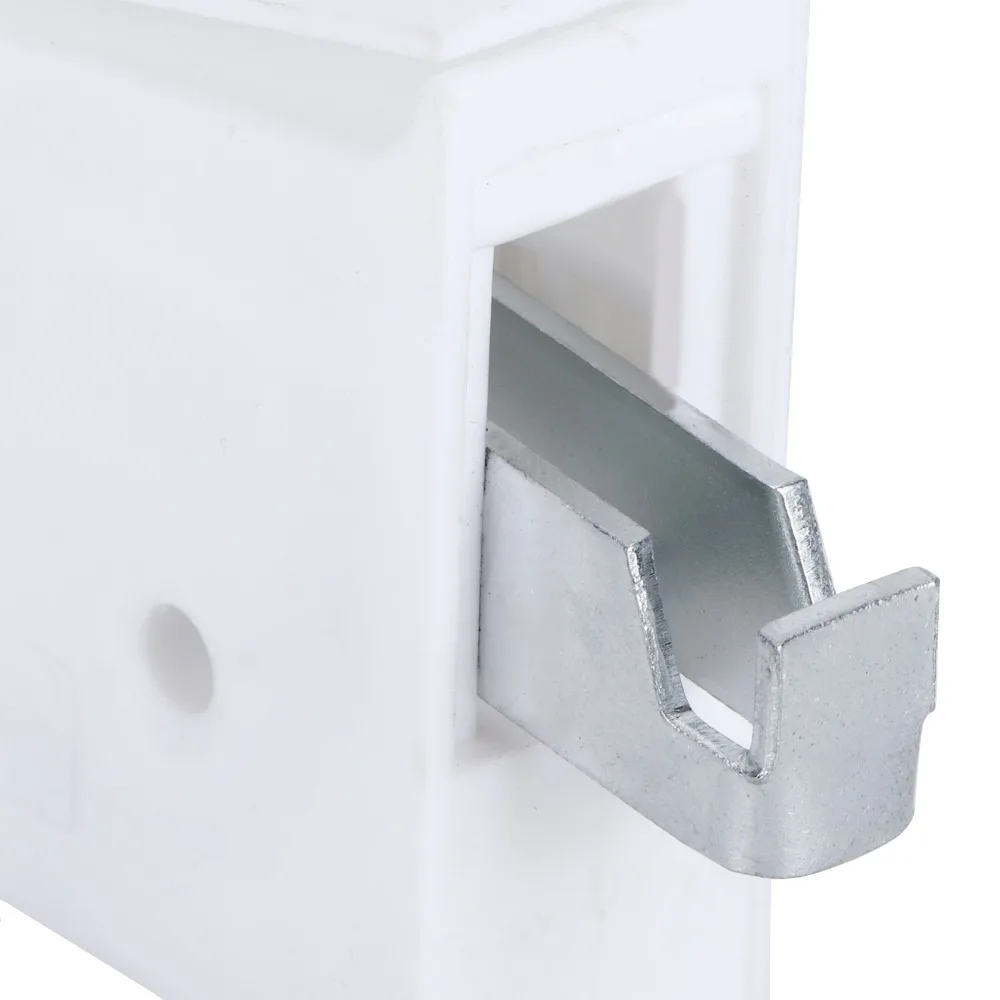 4pcs Durable Adjustable Cabinet Hanger Bracket Sturdy White Cabinet Mounting Plate Wall Hanging Bracket Kitchen Cupboard