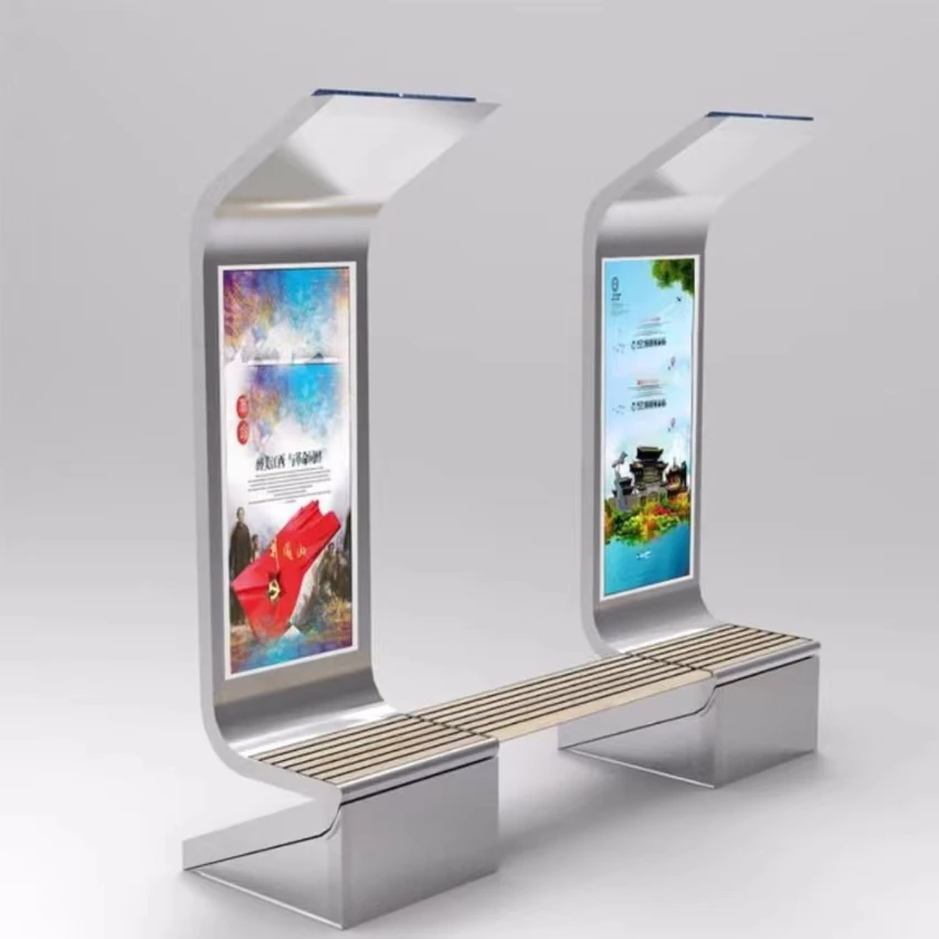 

Outdoor Metal Park Gardening Benches Chair Advertising Bench