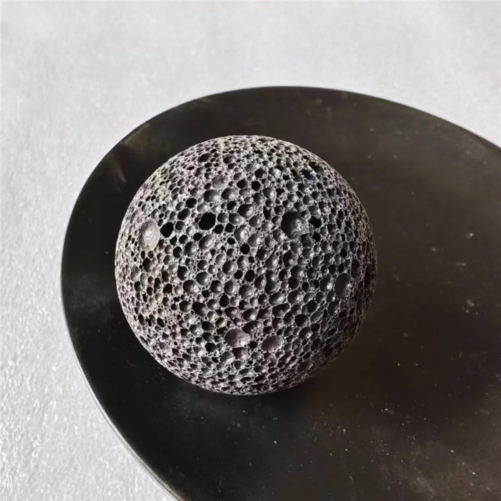 Natural Lava Stone Hand Callus Ball Training Muscle Massage Grip Strengthener Ball Porous Texture 5cm Hand Grip Ball Men Women