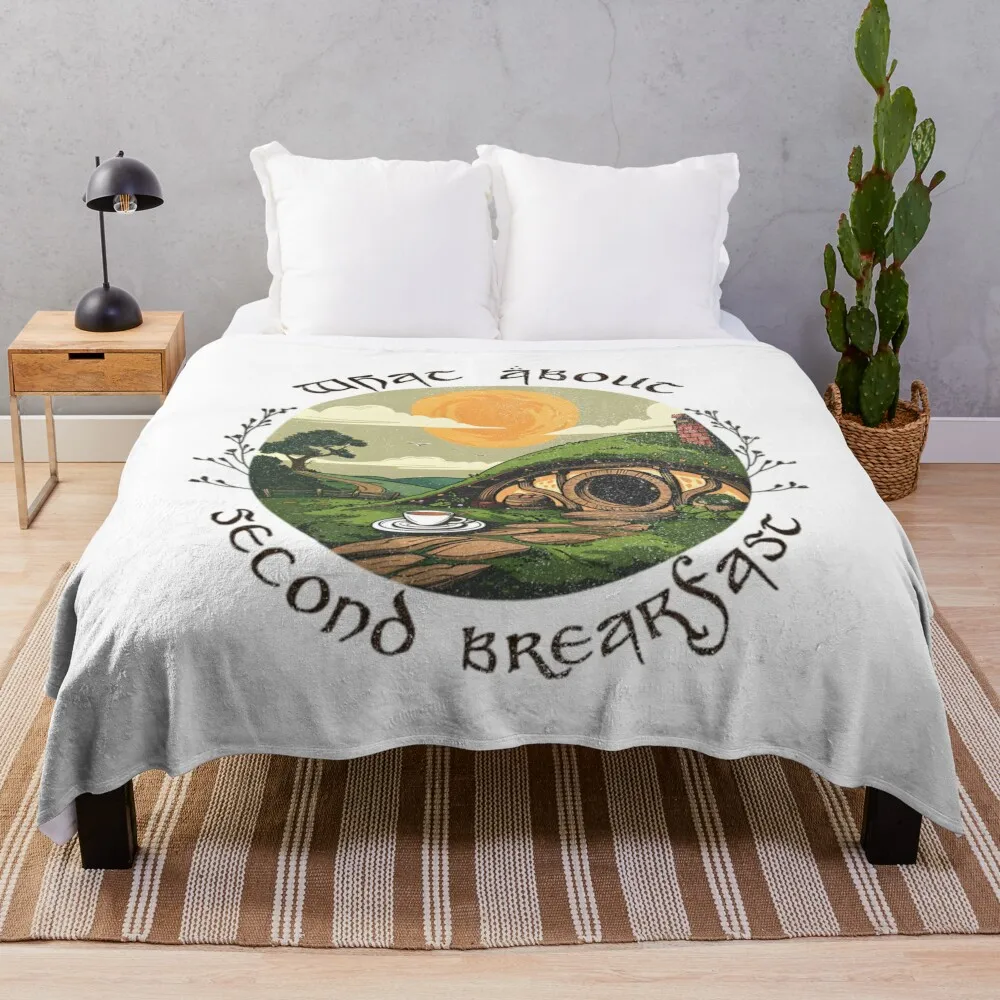 

Second Breakfast - Lord Of The Rings Throw Blanket manga Summer Luxury Throw Blankets