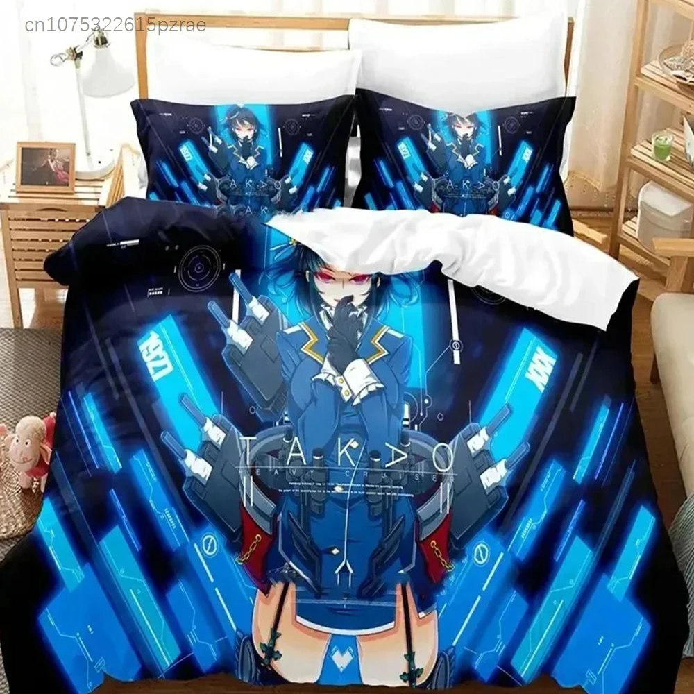 Anime Kantai Collection Bedding Set For Bedroom Soft Modern Bedspreads Comefortable Kids Duvet Cover Quilt Cover And Pillowcase