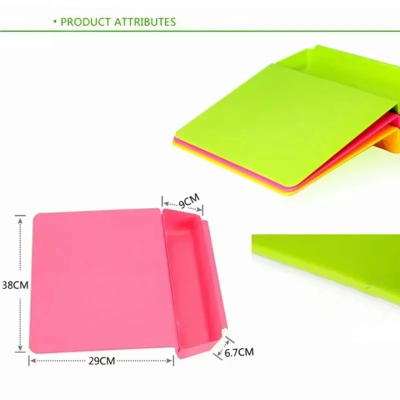 

BHTS-Candy Color Кухня Практичное хранилище 2-в-1 с отделением для овощей Разделочная доска Разделочная доска Пластиковая утолщенная