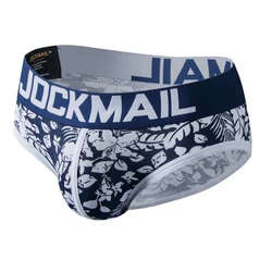 Calzoncillos de algodón con estampado para Hombre, ropa interior Sexy, bóxer, Cueca