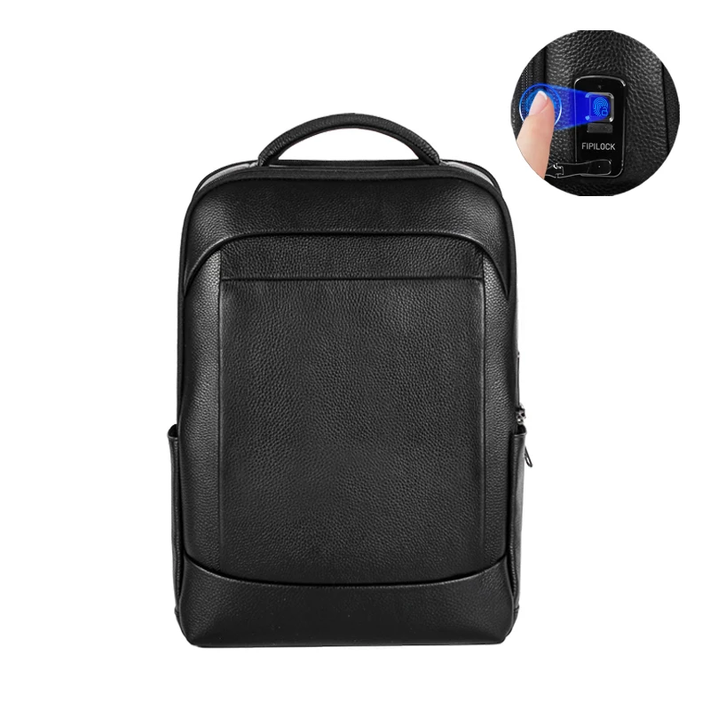 Fingerprint Lock Men Backpack Business  Laptop Rucksack Anti-theft Large Capacity Men Travel Bags New