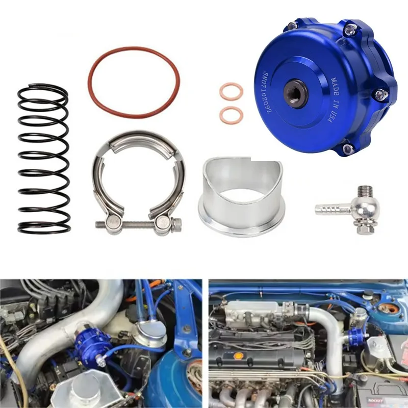 

Applicable for Turbocharged Vehicles Universal 50mm Aluminum Turbo Blow Off Valve 6PSI+18PSI Springs (BOV) Engines Accessories