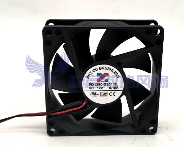 

ARX FD1280-S2011E DC 12 В 0,18 А 80x80x25 мм 2-проводной охлаждающий вентилятор для сервера