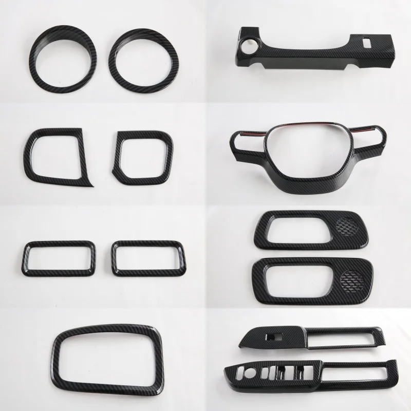 Interior Decorative Strip For Honda N-Box JF5 JF6 2023 2024 2025 AC Outlet Vent Frame Inner Handle Window Regulator Switch Cover